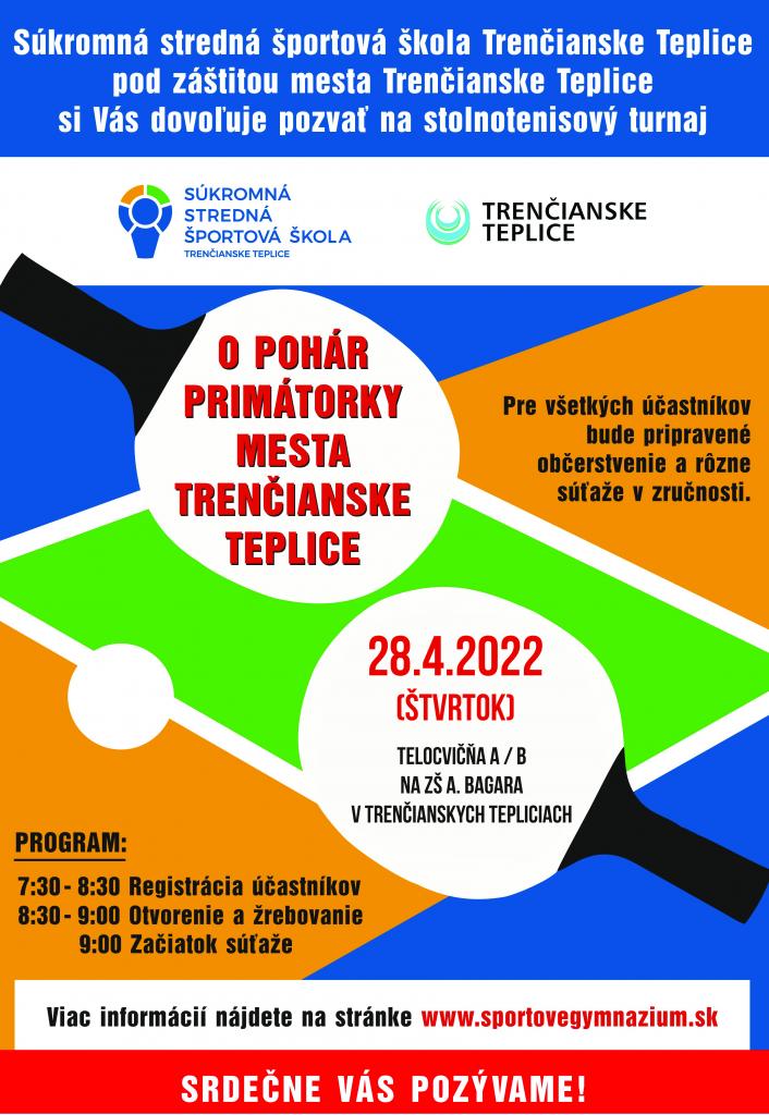 O pohár primátorky mesta Trenčianske Teplice